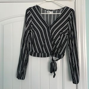 Holistic Striped Crop Top